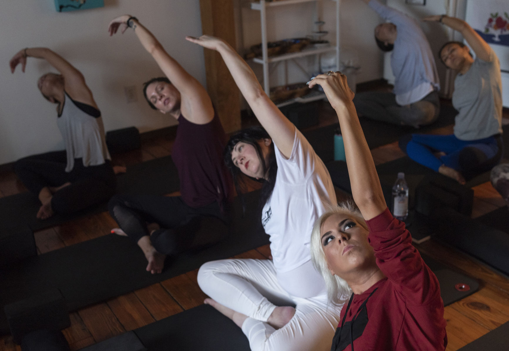 Stretching and meditation